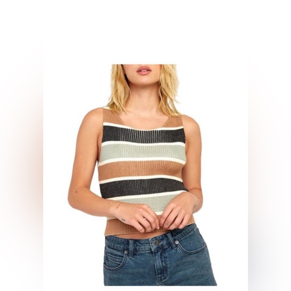 NWT RVCA Foxxe Sweater Tank ~ Large - Picture 2 of 7
